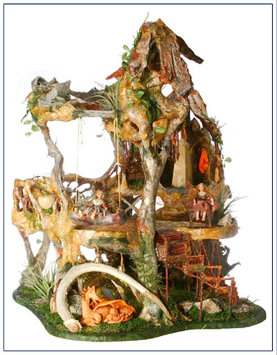 Faerie Dwellings by Donelda Ann Curren